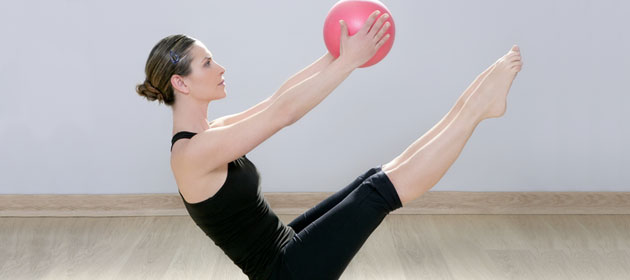 Exercício de pilates para coluna