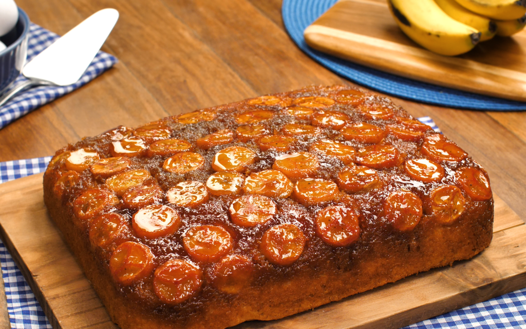 Bolo de banana: sem açúcar e farinha